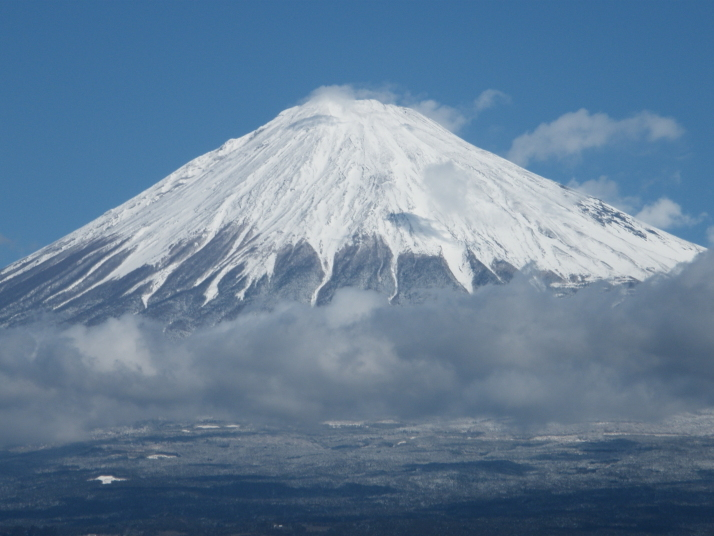 厳冬ブルブル富士山